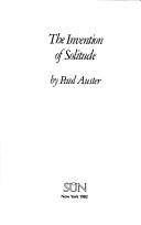 Paul Auster: The invention of solitude (1982, SUN)