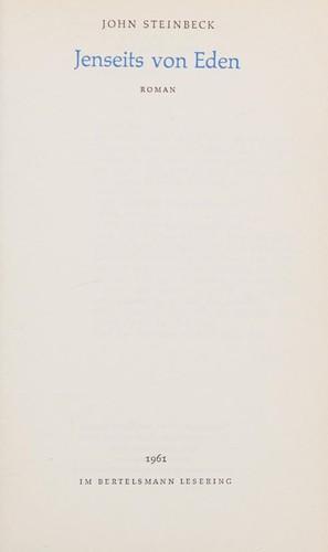 John Steinbeck: Jenseits von Eden (German language, 1961)